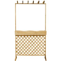 PROMADINO Spalierkasten, BxH: 110 x 205 cm, Kiefernholz, honigbraun PROMADINO Spalierkasten, BxH: 110 x 205 cm, Kiefernholz, honigbraun