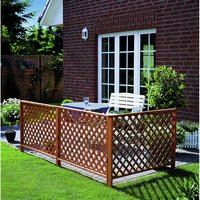 PROMADINO Zaunsystem »Romantica«, Kiefernholz, LxH: 6 x 91,5 cm – braun PROMADINO Zaunsystem »Romantica«, Kiefernholz, LxH: 6 x 91,5 cm – braun