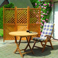 PROMADINO Paravent »Brüssel«, Kiefernholz, LxH: 4 x 180 cm – braun PROMADINO Paravent »Brüssel«, Kiefernholz, LxH: 4 x 180 cm – braun