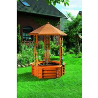 PROMADINO Zierbrunnen, BxH: 135 x 192 cm, Kiefernholz, honigbraun PROMADINO Zierbrunnen, BxH: 135 x 192 cm, Kiefernholz, honigbraun