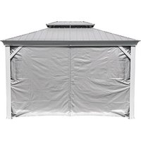 SOJAG Seitenteile »Messina«, Breite: 483 cm, Polyester, taupe – grau SOJAG Seitenteile »Messina«, Breite: 483 cm, Polyester, taupe – grau