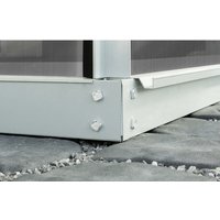 Mr. GARDENER Fundament für Gewächshaus, Stahl, BxL: 254,4 x 254,4 cm – grau Mr. GARDENER Fundament für Gewächshaus, Stahl, BxL: 254,4 x 254,4 cm – grau