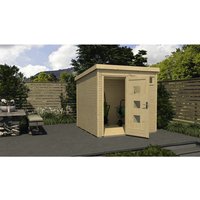WEKA Gartenhaus »Typ 171 Gr.2«, Holz, BxHxT: 308 x 212 x 301 cm (Außenmaße inkl. Dachüberstand) – beige WEKA Gartenhaus »Typ 171 Gr.2«, Holz, BxHxT: 308 x 212 x 301 cm (Außenmaße inkl. Dachüberstand) – beige