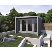 WEKA Gartenhaus »Design 263 Gr.3«, Holz, BxHxT: 305 x 227 x 295 cm (Außenmaße) – grau WEKA Gartenhaus »Design 263 Gr.3«, Holz, BxHxT: 305 x 227 x 295 cm (Außenmaße) – grau