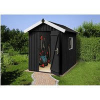 WEKA Gartenhaus »Schwedenhaus Gr. 2«, Holz, BxHxT: 200 x 220 x 286 cm (Außenmaße inkl. Dachüberstand) – grau WEKA Gartenhaus »Schwedenhaus Gr. 2«, Holz, BxHxT: 200 x 220 x 286 cm (Außenmaße inkl. Dachüberstand) – grau