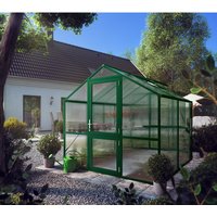 KGT Gewächshaus »Rose«, 5,06 m², Kunststoff/Aluminium, winterfest – gruen KGT Gewächshaus »Rose«, 5,06 m², Kunststoff/Aluminium, winterfest – gruen