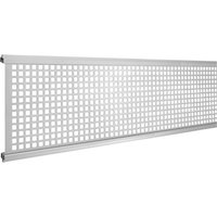 Mr. GARDENER Design Inlay, BxHxT: 179 x 20,1 x 2 cm, für WPC-Steckzaunsystem Donatus – silberfarben Mr. GARDENER Design Inlay, BxHxT: 179 x 20,1 x 2 cm, für WPC-Steckzaunsystem Donatus – silberfarben