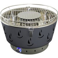 ACTIVA Holzkohlegrill »Airbroil«, Grillfläche Ø 31,5 cm – grau ACTIVA Holzkohlegrill »Airbroil«, Grillfläche Ø 31,5 cm – grau