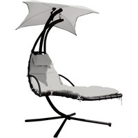 LECO Schwingliege, Stahl, inkl. Auflage – grau Rabatt: 20 % LECO Schwingliege, Stahl, inkl. Auflage – grau Rabatt: 20 %