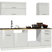 HELD MÖBEL Küchenzeile »Mailand«, ohne E-Geräte, Gesamtbreite: 220cm – weiss – Rabatt: 19 % HELD MÖBEL Küchenzeile »Mailand«, ohne E-Geräte, Gesamtbreite: 220cm – weiss – Rabatt: 19 %