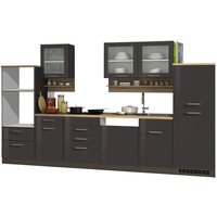 HELD MÖBEL Küchenzeile »Mailand«, ohne E-Geräte, Gesamtbreite: 340cm – grau – Rabatt: 19 % HELD MÖBEL Küchenzeile »Mailand«, ohne E-Geräte, Gesamtbreite: 340cm – grau – Rabatt: 19 %