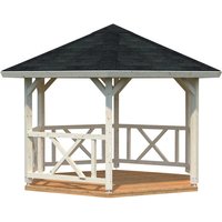 PALMAKO AS Pavillon »Betty 1«, Spitzdach, sechseckig, BxHxT: 423 x 313 x 423 cm – weiss PALMAKO AS Pavillon »Betty 1«, Spitzdach, sechseckig, BxHxT: 423 x 313 x 423 cm – weiss
