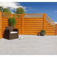 Mr. GARDENER Sichtschutzelement »Licata«, Kiefernholz/Fichtenholz, HxL: 180 x 90 cm – orange Mr. GARDENER Sichtschutzelement »Licata«, Kiefernholz/Fichtenholz, HxL: 180 x 90 cm – orange