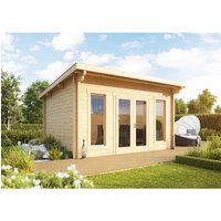 WOLFF FINNHAUS Gartenhaus »Eleganto 2724«, Holz, BxHxT: 400 x 256 x 300 cm (Außenmaße) – weiss Rabatt: 20 % WOLFF FINNHAUS Gartenhaus »Eleganto 2724«, Holz, BxHxT: 400 x 256 x 300 cm (Außenmaße) – weiss Rabatt: 20 %