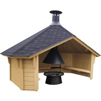 WOLFF FINNHAUS Kota, BxT: 393 x 325 cm (Aufstellmaße), achteckig – beige Rabatt: 8 % – 12.77 qm WOLFF FINNHAUS Kota, BxT: 393 x 325 cm (Aufstellmaße), achteckig – beige Rabatt: 8 % – 12.77 qm