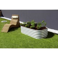 VITAVIA Hochbeet »Terra 401«, BxHxL: 82,1 x 40,1 x 162,1 cm, Zincalume® – silberfarben VITAVIA Hochbeet »Terra 401«, BxHxL: 82,1 x 40,1 x 162,1 cm, Zincalume® – silberfarben