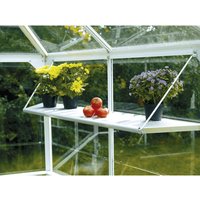 VITAVIA Alu-Regal, BxHxt: 26,9 x 29,1 x 121,6 cm – silberfarben VITAVIA Alu-Regal, BxHxt: 26,9 x 29,1 x 121,6 cm – silberfarben