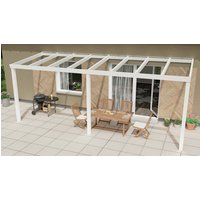 GARDENDREAMS Terrassenüberdachung »Expert«, BxT: 400 x 350 cm, grau / RAL9007 GARDENDREAMS Terrassenüberdachung »Expert«, BxT: 400 x 350 cm, grau / RAL9007