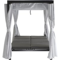 SIENA GARDEN Loungebett »Waikiki«, Aluminium, inkl. Auflage – grau Rabatt: 38 % SIENA GARDEN Loungebett »Waikiki«, Aluminium, inkl. Auflage – grau Rabatt: 38 %