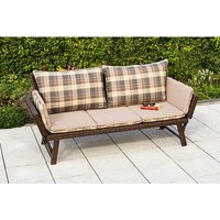 MERXX Gartenbank »Venezia«, Kunststoff, 2-Sitzer, BxHxT: 160 x 77 x 61 cm – braun MERXX Gartenbank »Venezia«, Kunststoff, 2-Sitzer, BxHxT: 160 x 77 x 61 cm – braun