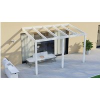 GARDENDREAMS Terrassenüberdachung »Legend«, BxT: 400 x 250 cm, weiß / RAL9016, Glasdach – weiss GARDENDREAMS Terrassenüberdachung »Legend«, BxT: 400 x 250 cm, weiß / RAL9016, Glasdach – weiss