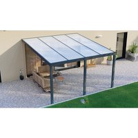 GARDENDREAMS Terrassenüberdachung »Legend«, BxT: 400 x 450 cm, anthrazit / RAL7016 – grau GARDENDREAMS Terrassenüberdachung »Legend«, BxT: 400 x 450 cm, anthrazit / RAL7016 – grau
