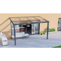 GARDENDREAMS Terrassenüberdachung »Legend«, BxT: 400 x 250 cm, anthrazit / RAL7016 – grau GARDENDREAMS Terrassenüberdachung »Legend«, BxT: 400 x 250 cm, anthrazit / RAL7016 – grau