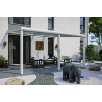 SKANHOLZ Terrassenüberdachung »Garda«, Breite: 434 cm, Dach: Polycarbonat (PC), weiß – weiss SKANHOLZ Terrassenüberdachung »Garda«, Breite: 434 cm, Dach: Polycarbonat (PC), weiß – weiss
