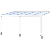 SKANHOLZ Terrassenüberdachung »Garda«, Breite: 541 cm, Dach: Polycarbonat (PC), weiß – weiss SKANHOLZ Terrassenüberdachung »Garda«, Breite: 541 cm, Dach: Polycarbonat (PC), weiß – weiss