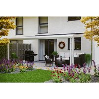 SKANHOLZ Terrassenüberdachung »Genua«, Breite: 541 cm, Dach: Polycarbonat (PC), weiß – weiss SKANHOLZ Terrassenüberdachung »Genua«, Breite: 541 cm, Dach: Polycarbonat (PC), weiß – weiss