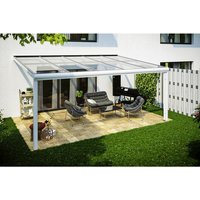 SKANHOLZ Terrassenüberdachung »Modena«, Breite: 541 cm, Dach: Verbund-Sicherheits-Glas (VSG), weiß – weiss SKANHOLZ Terrassenüberdachung »Modena«, Breite: 541 cm, Dach: Verbund-Sicherheits-Glas (VSG), weiß – weiss