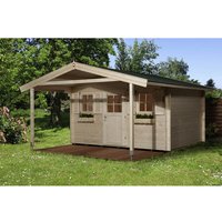 WEKA Gartenhaus »135 A Gr.1«, Holz, BxHxT: 460 x 262 x 500 cm (Außenmaße inkl. Dachüberstand) - beige |  Holz  |  19 m² WEKA Gartenhaus »135 A Gr.1«, Holz, BxHxT: 460 x 262 x 500 cm (Außenmaße inkl. Dachüberstand) - beige |  Holz  |  19 m²