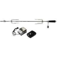 Mr. GARDENER Grillspieß, Edelstahl, Elektroantrieb – silberfarben Mr. GARDENER Grillspieß, Edelstahl, Elektroantrieb – silberfarben