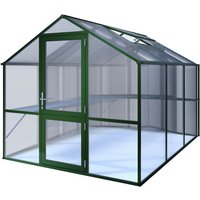 KGT Gewächshaus »Rose«, 7,53 m², Kunststoff/Aluminium, winterfest – gruen KGT Gewächshaus »Rose«, 7,53 m², Kunststoff/Aluminium, winterfest – gruen