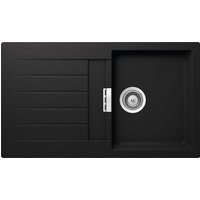 SCHOCK Küchenspüle, Cristalite Primus D-100 Nero, Granit | Komposit | Quarz, 86 x 50 – schwarz – Rabatt: 33 % SCHOCK Küchenspüle, Cristalite Primus D-100 Nero, Granit | Komposit | Quarz, 86 x 50 – schwarz – Rabatt: 33 %