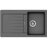 SCHOCK Küchenspüle, Cristalite Typos D-100 Croma, Granit | Komposit | Quarz, 86 x 50 – grau – Rabatt: 33 % SCHOCK Küchenspüle, Cristalite Typos D-100 Croma, Granit | Komposit | Quarz, 86 x 50 – grau – Rabatt: 33 %