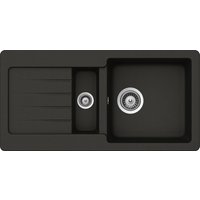 SCHOCK Küchenspüle, Cristalite Typos D-150S Asphalt, Granit | Komposit | Quarz, 86 x 43,5 – grau – Rabatt: 33 % SCHOCK Küchenspüle, Cristalite Typos D-150S Asphalt, Granit | Komposit | Quarz, 86 x 43,5 – grau – Rabatt: 33 %