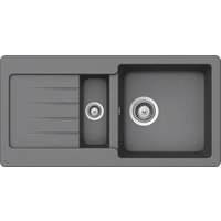 SCHOCK Küchenspüle, Cristalite Typos D-150S Croma, Granit | Komposit | Quarz, 86 x 43,5 – grau – Rabatt: 33 % SCHOCK Küchenspüle, Cristalite Typos D-150S Croma, Granit | Komposit | Quarz, 86 x 43,5 – grau – Rabatt: 33 %