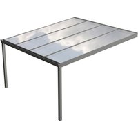 GARDENDREAMS Terrassenüberdachung »Legend«, BxT: 400 x 400 cm, grau / RAL9007 GARDENDREAMS Terrassenüberdachung »Legend«, BxT: 400 x 400 cm, grau / RAL9007