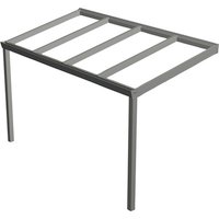 GARDENDREAMS Terrassenüberdachung »Legend«, BxT: 400 x 200 cm, grau / RAL9007 GARDENDREAMS Terrassenüberdachung »Legend«, BxT: 400 x 200 cm, grau / RAL9007