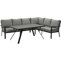 GARDEN IMPRESSIONS Loungeset »Sergio«, 5 Sitzplätze, Aluminium, inkl. Auflagen – grau Rabatt: 38 % GARDEN IMPRESSIONS Loungeset »Sergio«, 5 Sitzplätze, Aluminium, inkl. Auflagen – grau Rabatt: 38 %