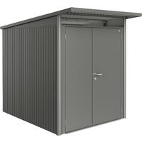 BIOHORT Gerätehaus »AvantGarde®«, Stahl, BxHxT: 174 x 218 x 214 cm (Außenmaße) – grau BIOHORT Gerätehaus »AvantGarde®«, Stahl, BxHxT: 174 x 218 x 214 cm (Außenmaße) – grau