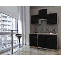 RESPEKTA Singleküche »KB150ESW«, mit E-Geräten, Gesamtbreite: 150 cm – schwarz – Rabatt: 33 % RESPEKTA Singleküche »KB150ESW«, mit E-Geräten, Gesamtbreite: 150 cm – schwarz – Rabatt: 33 %