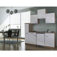 RESPEKTA Singleküche »KB180ESGC«, mit E-Geräten, Gesamtbreite: 180 cm – weiss – Rabatt: 33 % RESPEKTA Singleküche »KB180ESGC«, mit E-Geräten, Gesamtbreite: 180 cm – weiss – Rabatt: 33 %