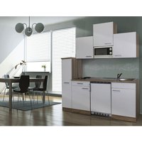 RESPEKTA Singleküche »KB180ESGMIC«, mit E-Geräten, Gesamtbreite: 180 cm – weiss – Rabatt: 33 % RESPEKTA Singleküche »KB180ESGMIC«, mit E-Geräten, Gesamtbreite: 180 cm – weiss – Rabatt: 33 %