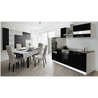 RESPEKTA Küchenblock »KB270WWCG«, mit E-Geräten, Gesamtbreite: 270 cm – schwarz – Rabatt: 33 % RESPEKTA Küchenblock »KB270WWCG«, mit E-Geräten, Gesamtbreite: 270 cm – schwarz – Rabatt: 33 %