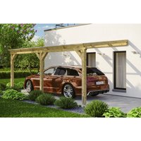SKANHOLZ Carport »Vogtland«, BxT: 300 x 541 cm, Firsthöhe: 262 cm, unbehandelt – beige SKANHOLZ Carport »Vogtland«, BxT: 300 x 541 cm, Firsthöhe: 262 cm, unbehandelt – beige