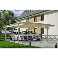 SKANHOLZ Carport »Odenwald«, BxT: 640 x 648 cm, Firsthöhe: 244 cm, unbehandelt – beige SKANHOLZ Carport »Odenwald«, BxT: 640 x 648 cm, Firsthöhe: 244 cm, unbehandelt – beige