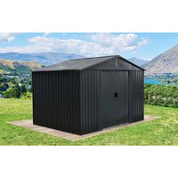 FLORAWORLD Gerätehaus »floraworld«, Metall, BxT: 301 x 303 cm (Außenmaße inkl. Dachüberstand) – grau Rabatt: 20 % FLORAWORLD Gerätehaus »floraworld«, Metall, BxT: 301 x 303 cm (Außenmaße inkl. Dachüberstand) – grau Rabatt: 20 %