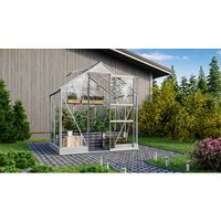 VITAVIA Gewächshaus »Eris 2500 «, BxHxT: 195 x 219,9 x 136,6 cm – silberfarben VITAVIA Gewächshaus »Eris 2500 «, BxHxT: 195 x 219,9 x 136,6 cm – silberfarben